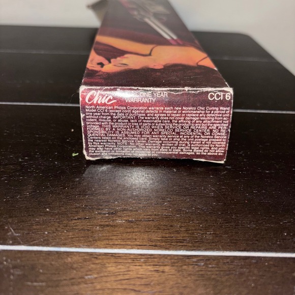 Vintage | Norelco Chic | Original Box | 3/8 Chrome Barrel | WORKS | Curling - Picture 6 of 9